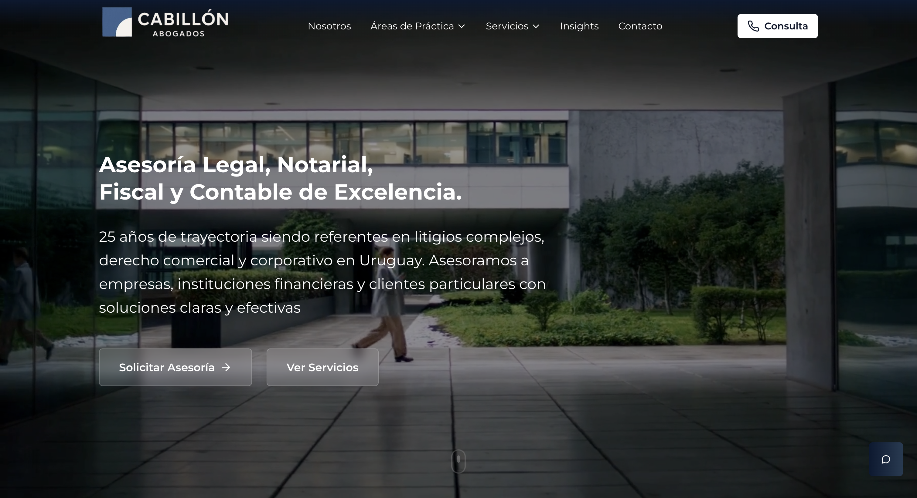 Sitio Web Estudio Cabillón